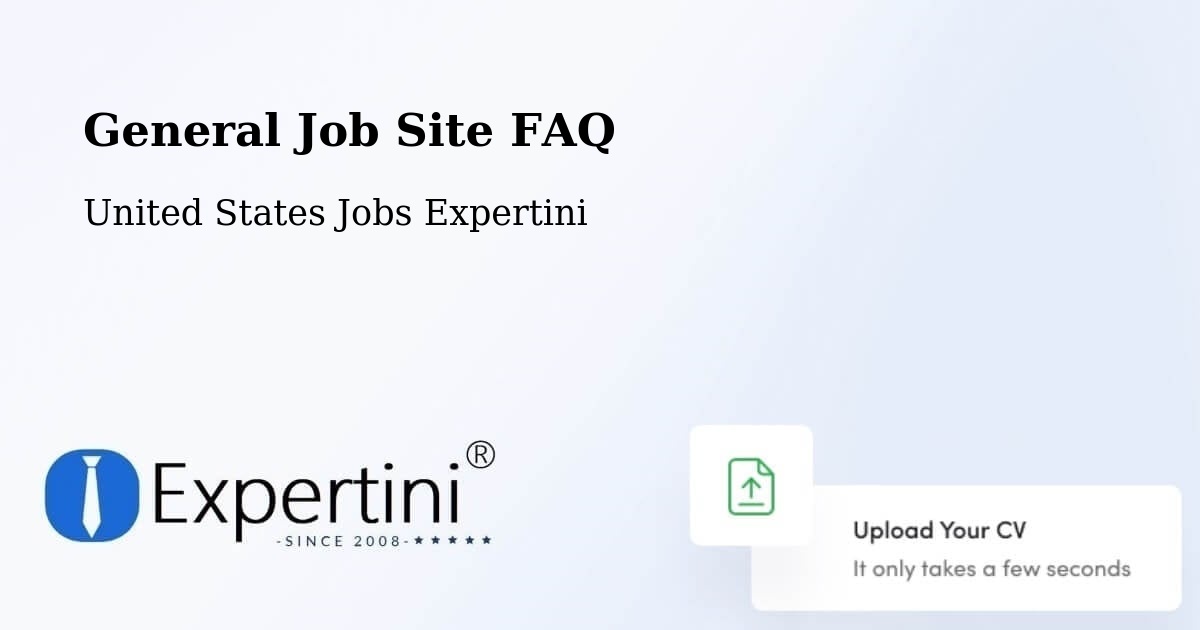 General Job Site FAQ - United States Jobs Expertini