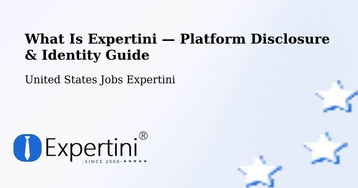 What Is Expertini — Platform Disclosure & Identity Guide – Beloit